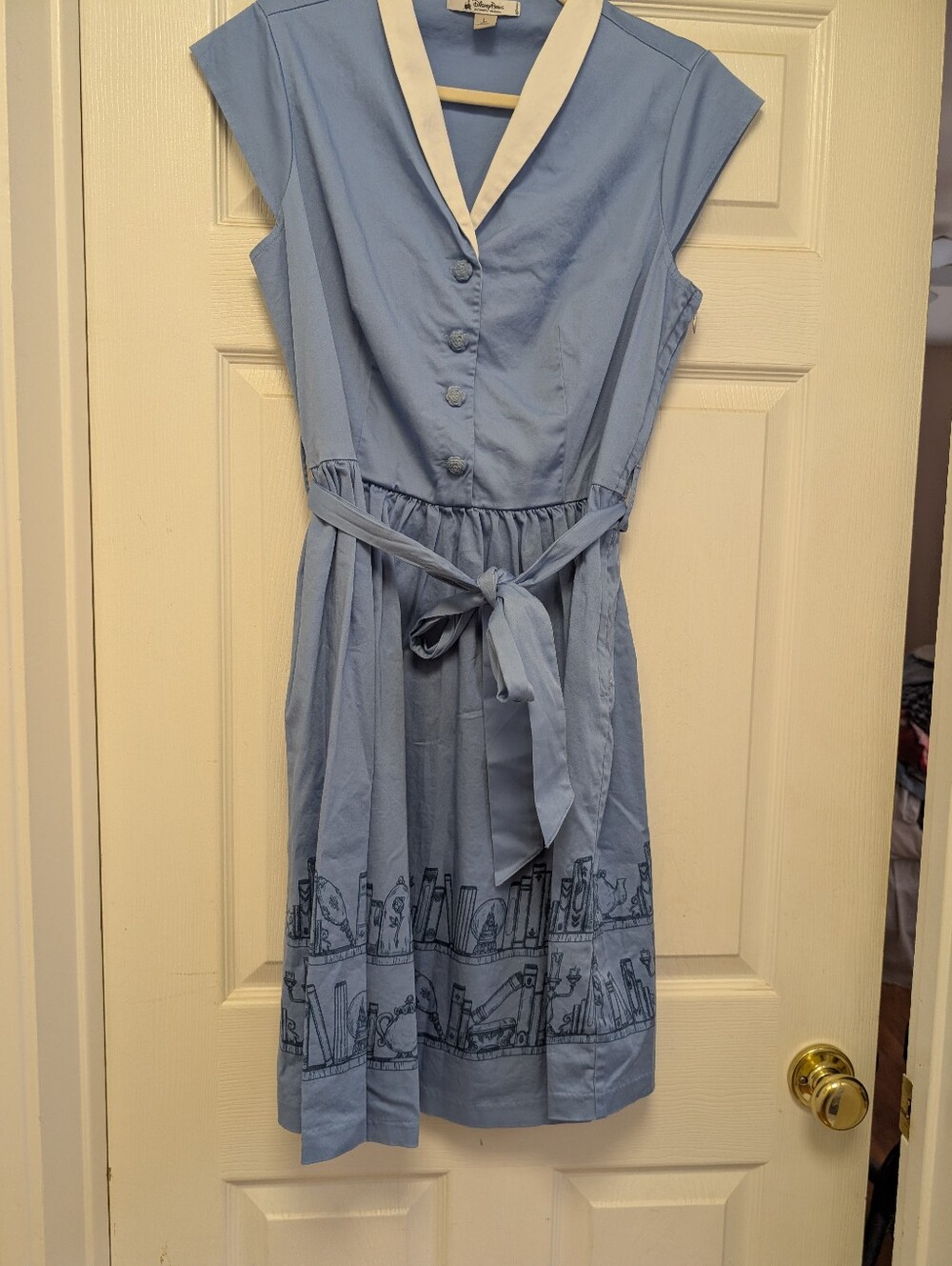 Disney Beauty & the Beast Belle Blue Books Dress